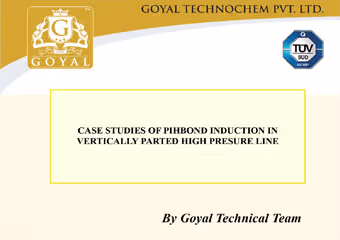 Vertically Parted High Pressure Line